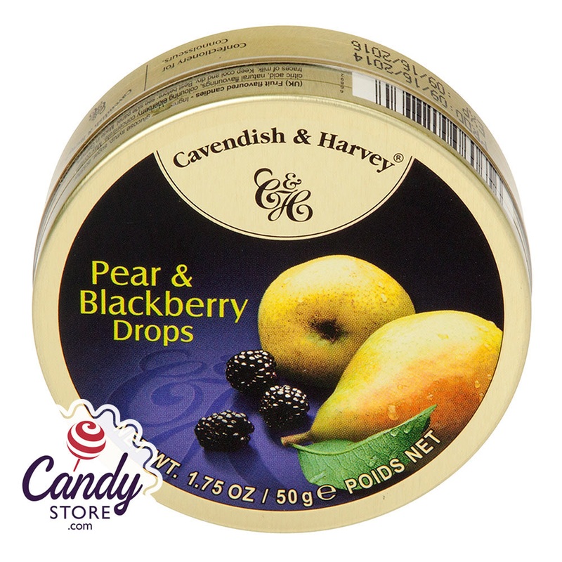 Cavendish & Harvey Pear & Blackberry Drops Tin – 7ct