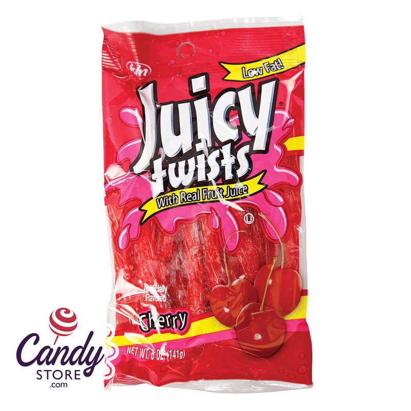 Cherry Juicy Twists 5oz Peg Bag – 12ct