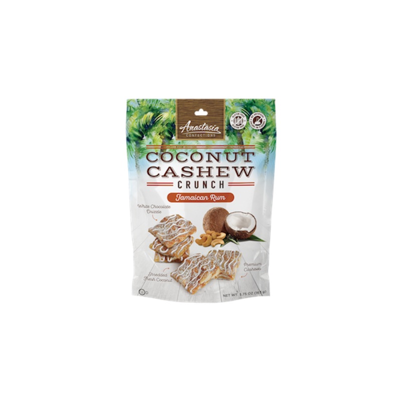 Coconut Cashew Crunch Jamaican Rum Pouch – 6ct