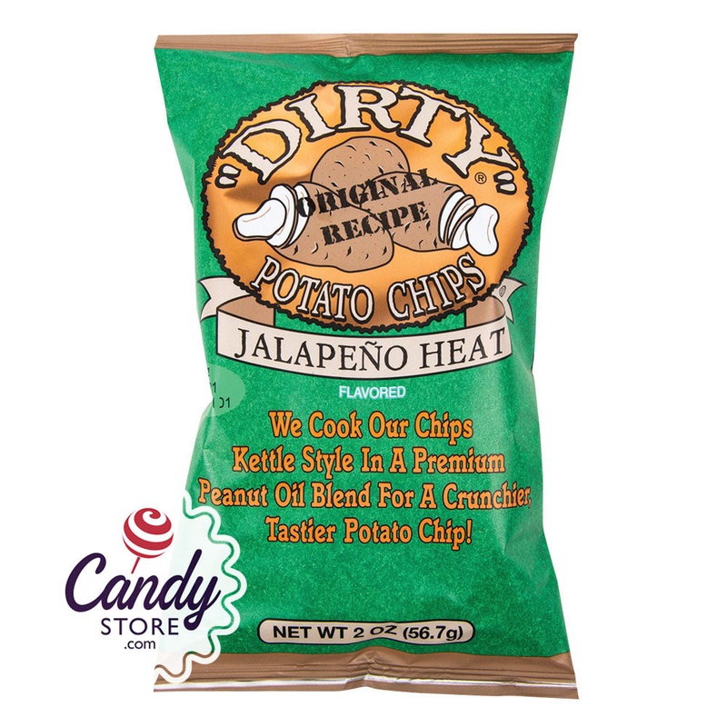 Dirty Jalapeno Potato Chips 2oz Bags – 25ct