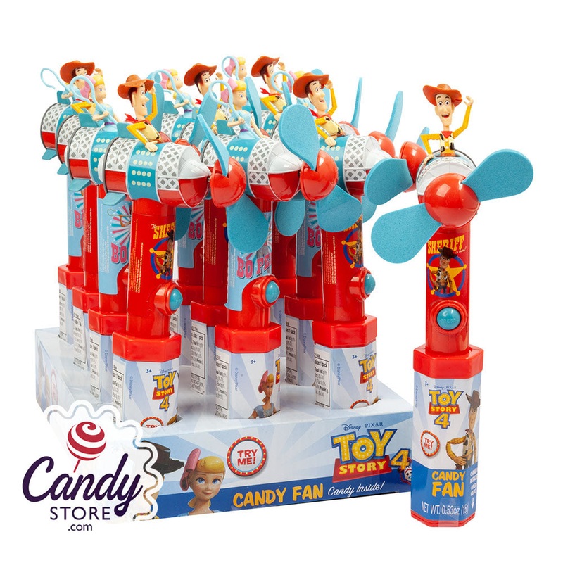 Disney Toy Story 4 Character Candy Fan 0.53oz – 12ct