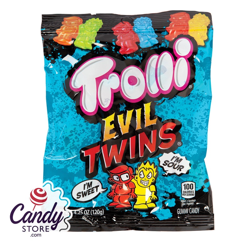 Evil Twins Gummi Candy Trolli Peg Bag – 12ct