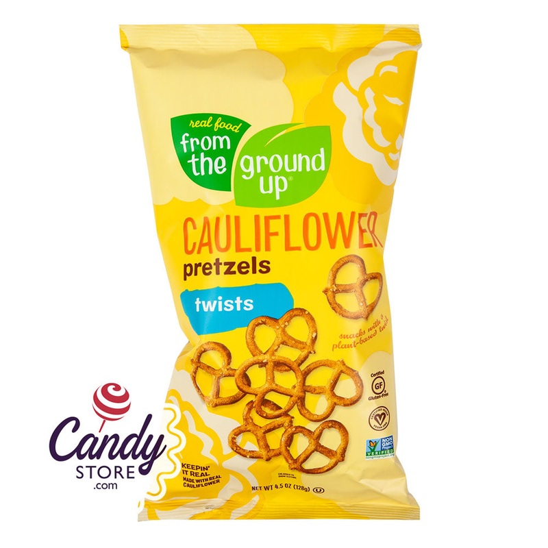 From The Ground Up Cauliflower Sea Salt Pretzel Twists 4.5oz Bags – 12ct