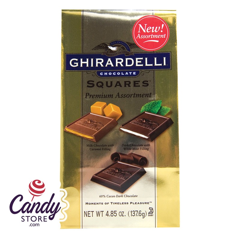 Ghirardelli Assorted Classic Squares Bags – 6ct