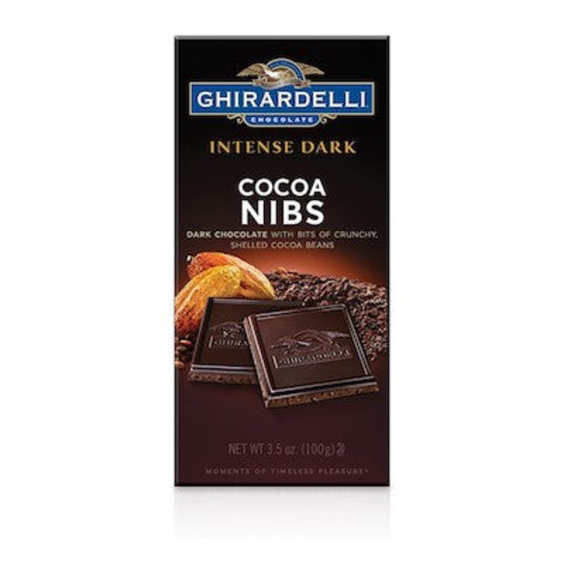 Ghirardelli Intense Dark Cocoa Nibs Bars – 12ct