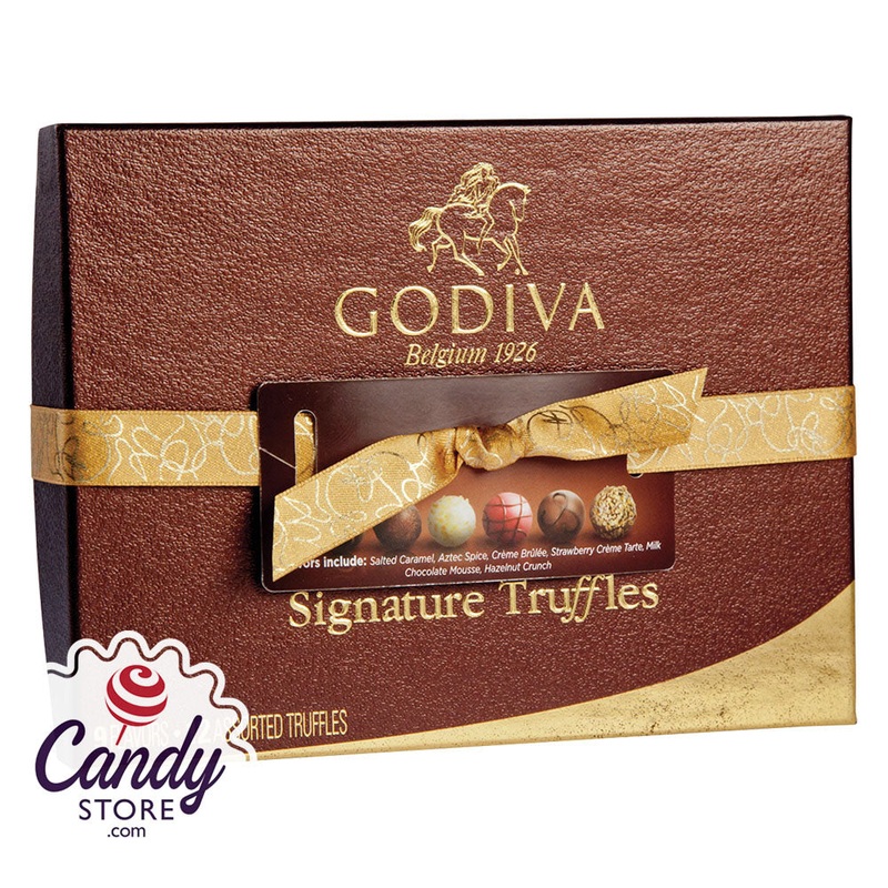 Godiva Signature Chocolate Truffles Gift Box 12-Piece – 12ct Boxes