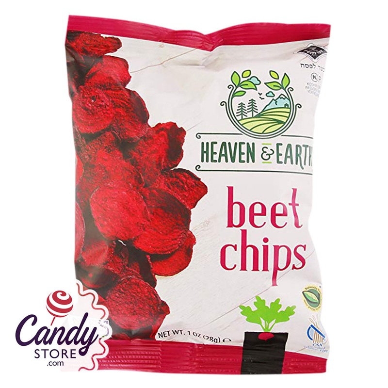 Heaven & Earth Beet Chips 1oz Bags – 36ct