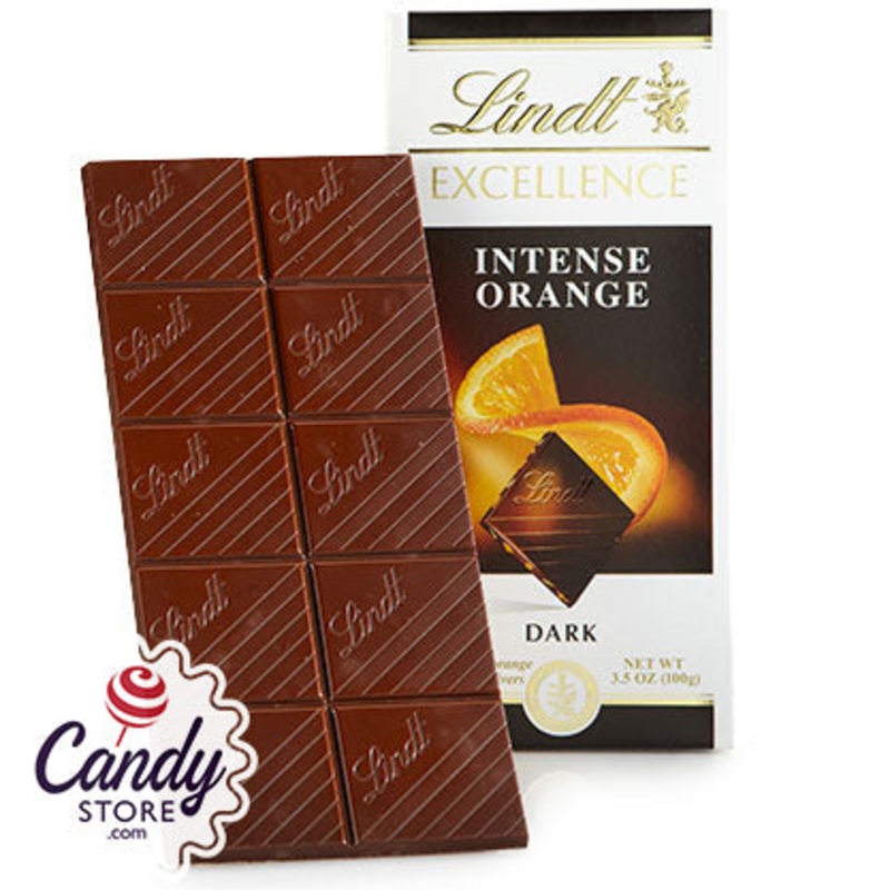 Lindt Excellence Intense Orange Bars – 12ct