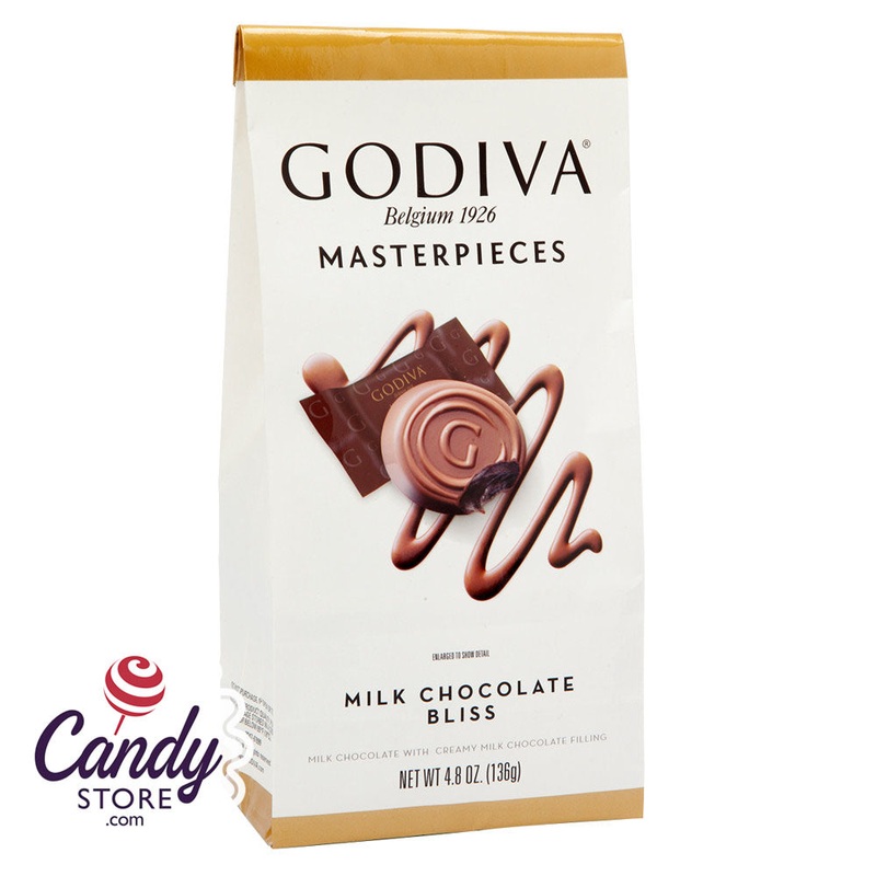 Masterpiece Milk Godiva Chocolate Bliss 4.8oz – 6ct