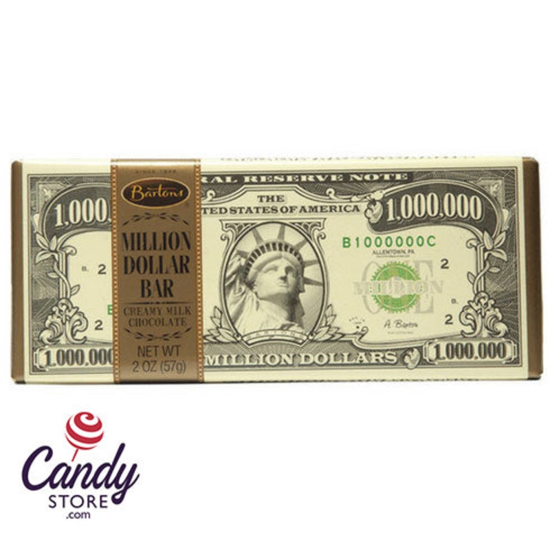 Million Dollar Chocolate Bars 2oz – 12ct
