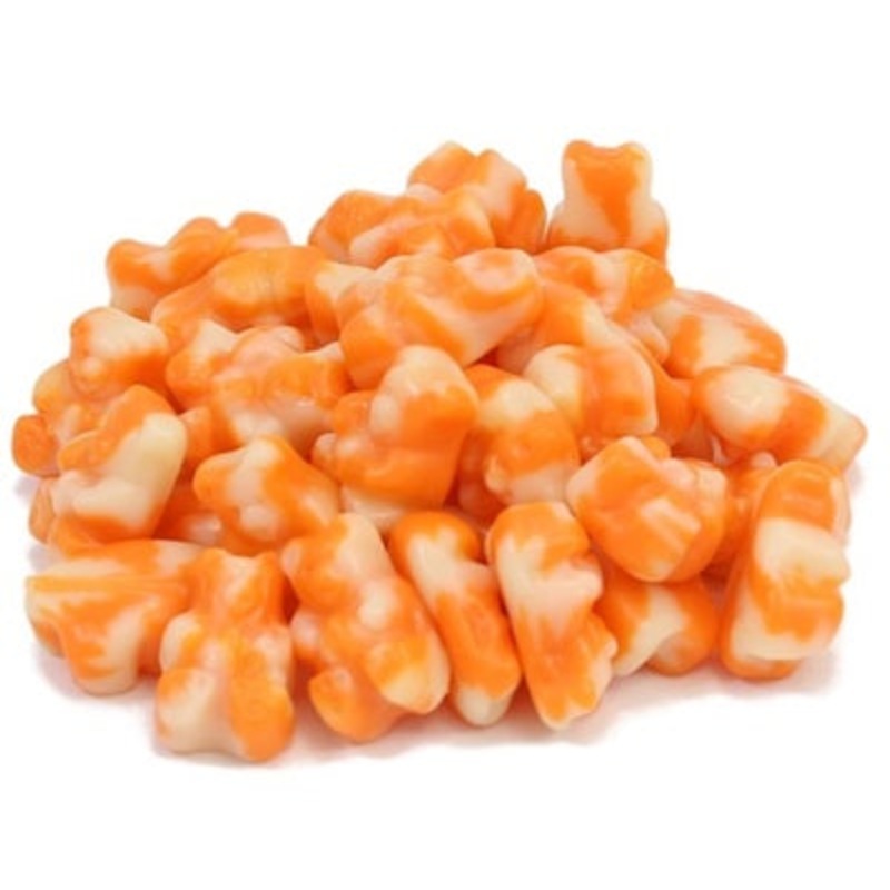 Orange Cream Bearsicles Gummi Bears – 5lb