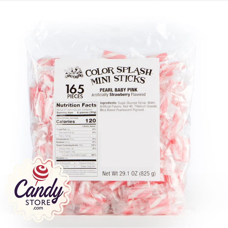 Pink Mini Candy Sticks Color Splash – 165ct