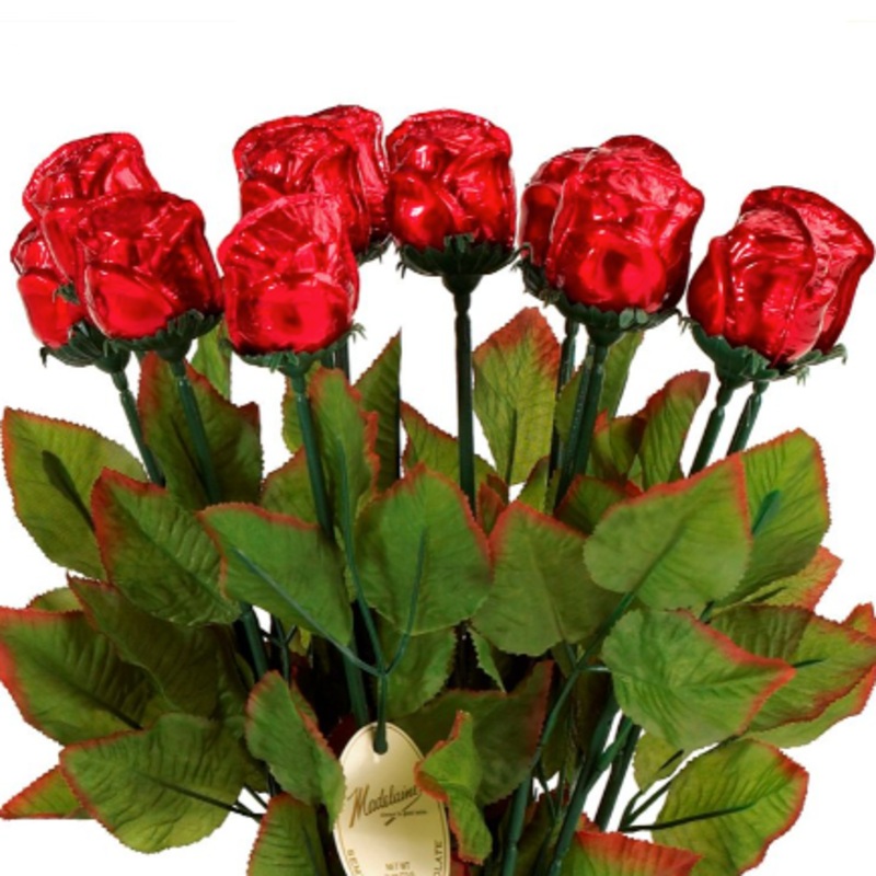 Red Chocolate Roses – 36ct