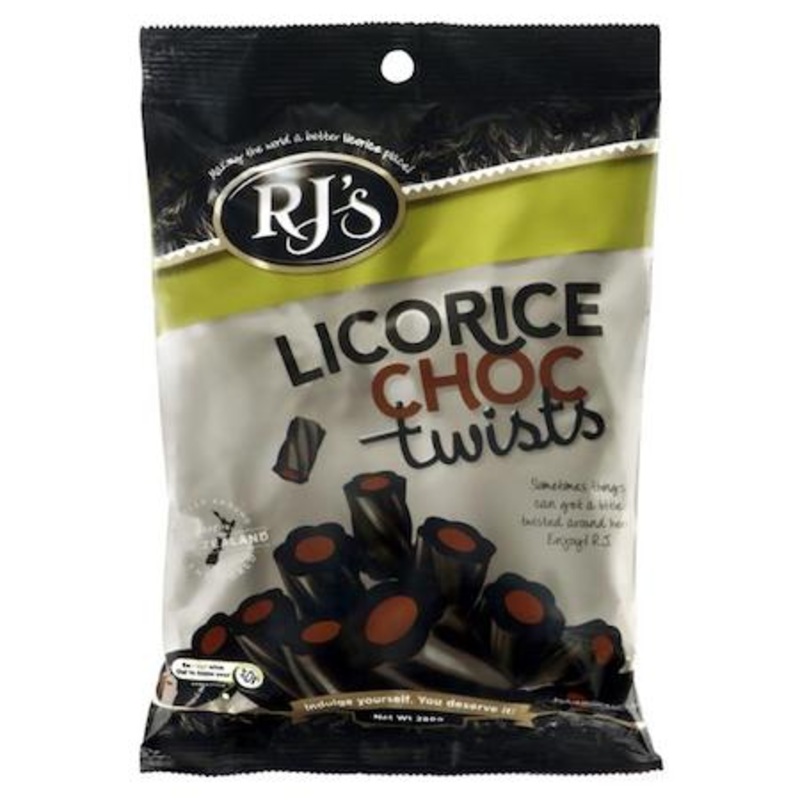 RJ’s Licorice Chocolate Twists Peg Bags – 10ct