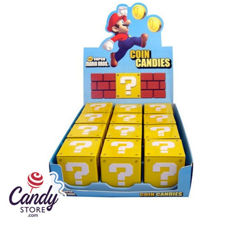 Super Mario Question Mark Coin Candies – 12ct