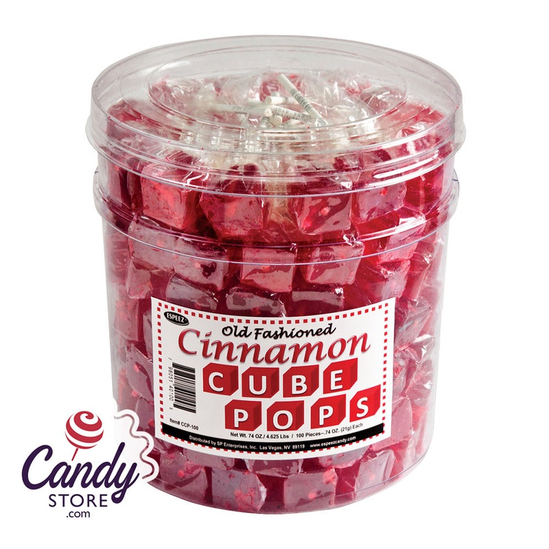 Fire Cube Cinnamon Suckers Tub – 100ct