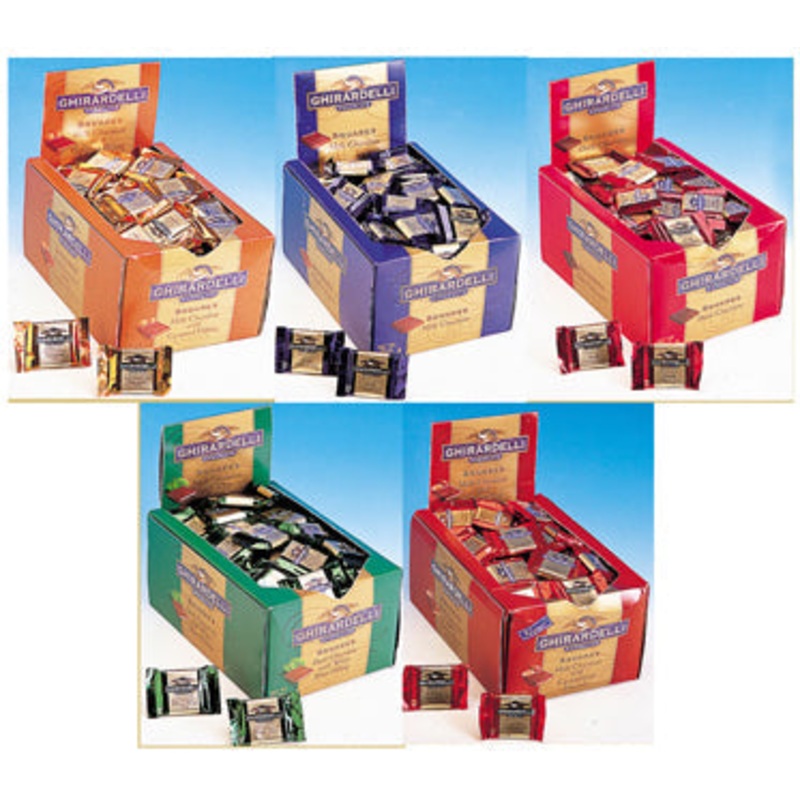 Ghirardelli Premium Chocolate Squares – 120ct Box