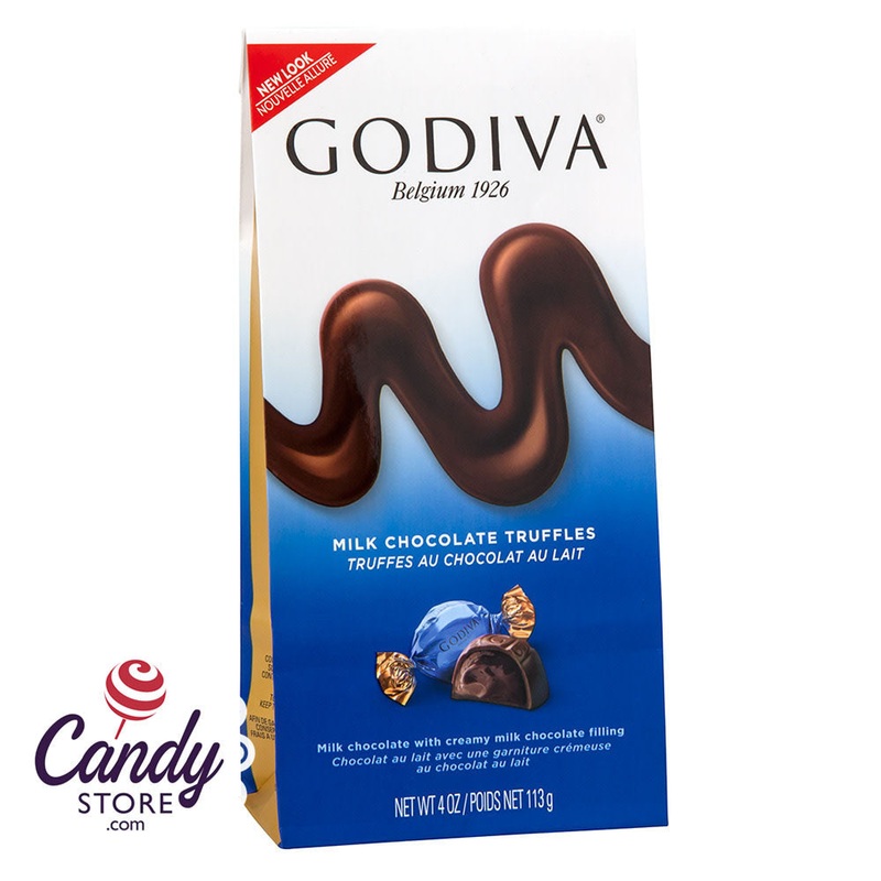Godiva Milk Chocolate Truffles 4oz Bag – 6ct