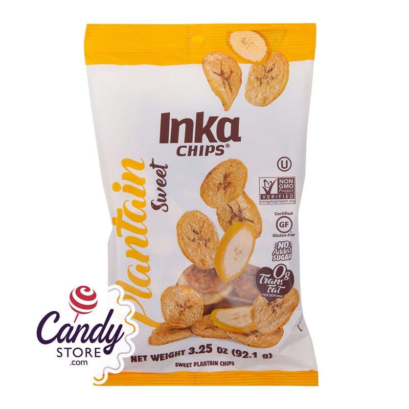 Inka Sweet Plantain Chips 4oz Pouch – 12ct