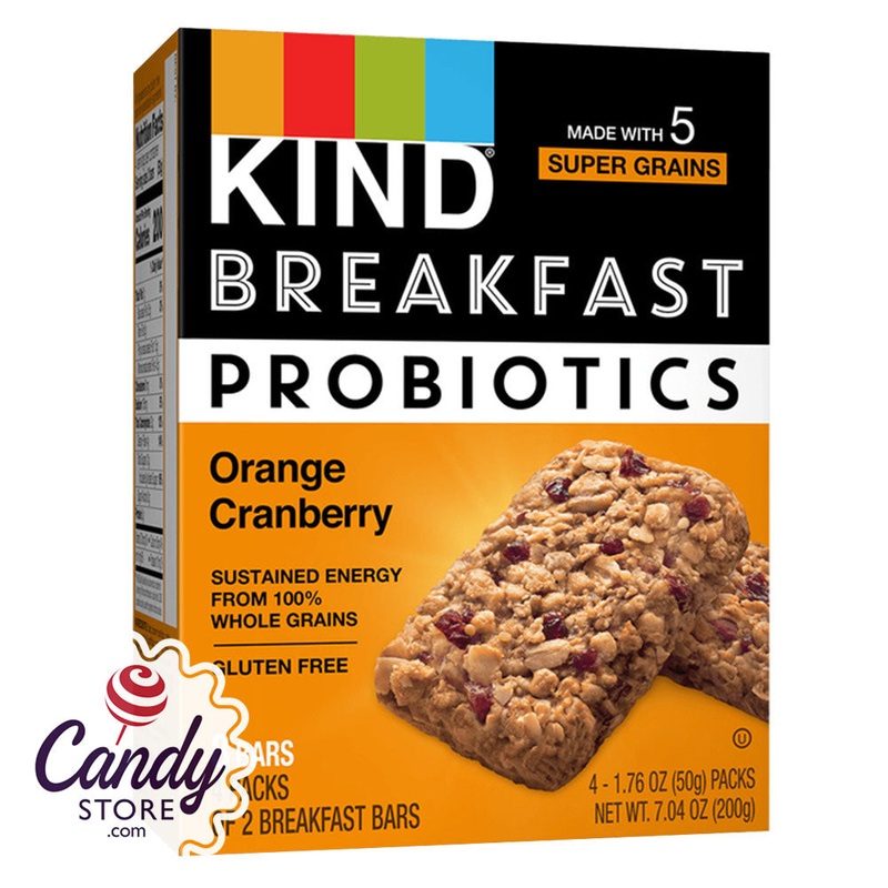 Kind Breakfast Probiotic Orange Cranberry 4ct 7.04oz – 8ct