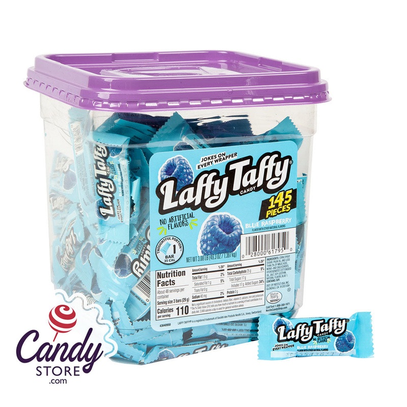 Laffy Taffy Mini Blue Raspberry Tub – 145ct