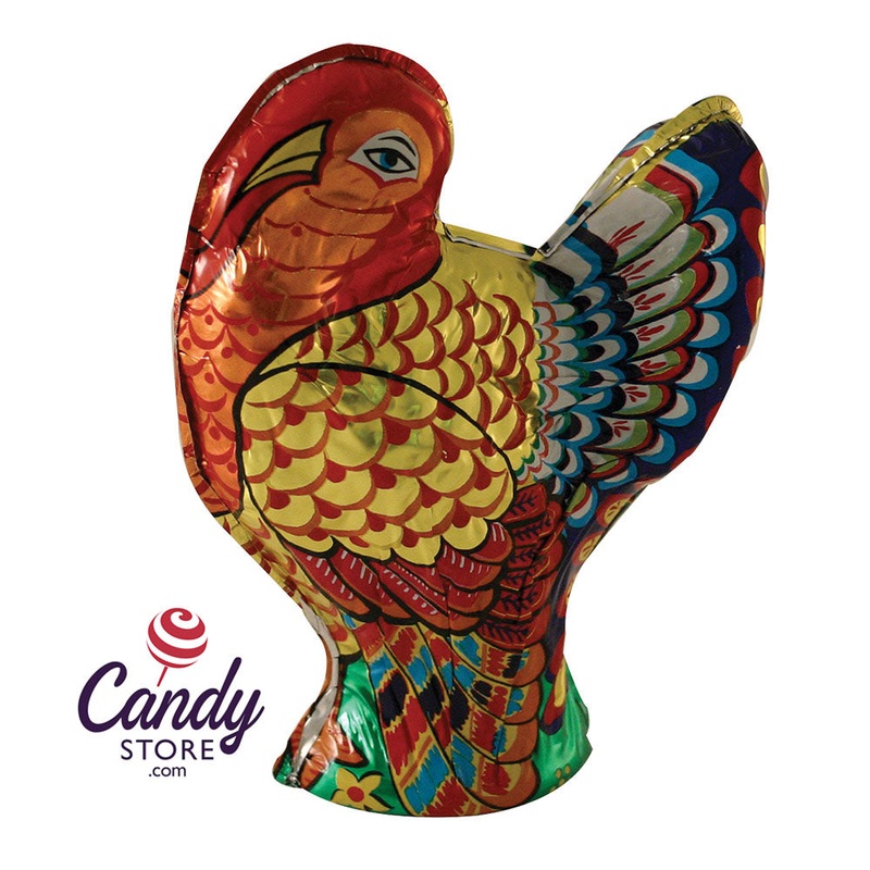 Madelaine Milk Chocolate Foiled Semi Solid Turkey 8oz – 12ct