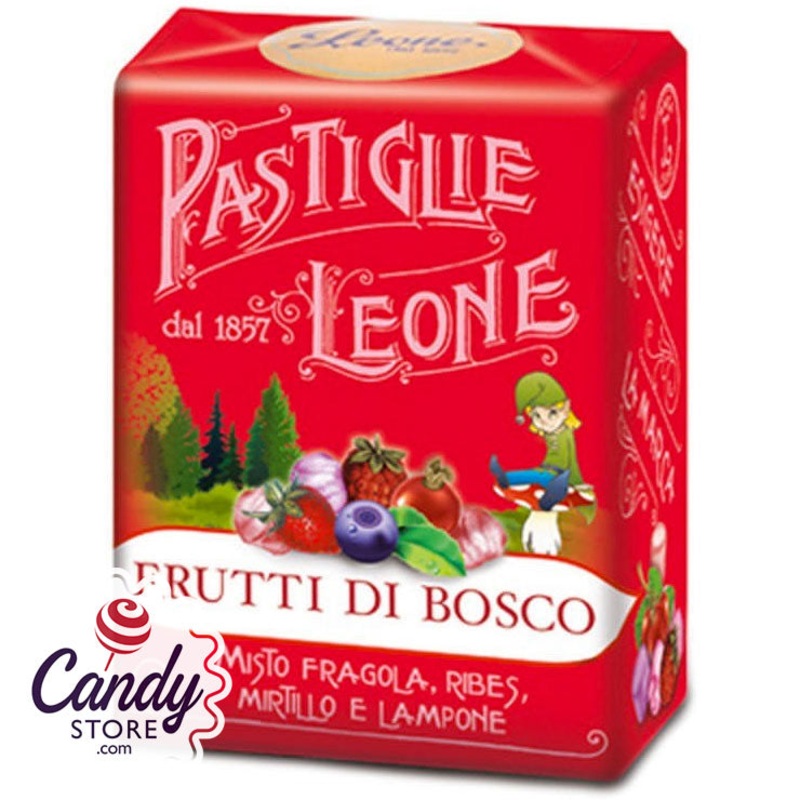 Pastiglie Leone Frutti Di Bosco Candy Pastilles – 18ct