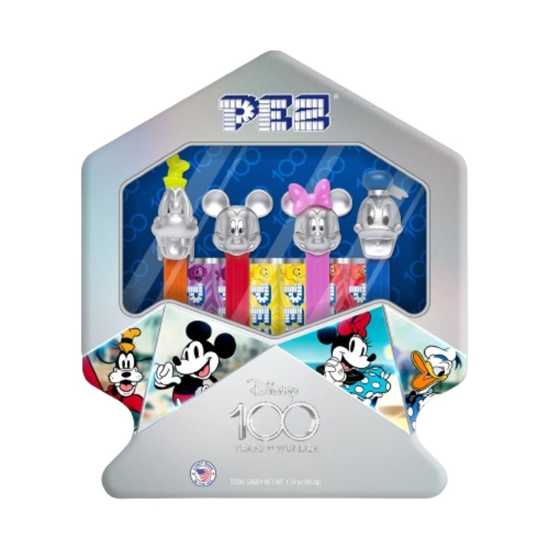 PEZ Disney 100 Years of Wonder Gift tin 1.74 oz.