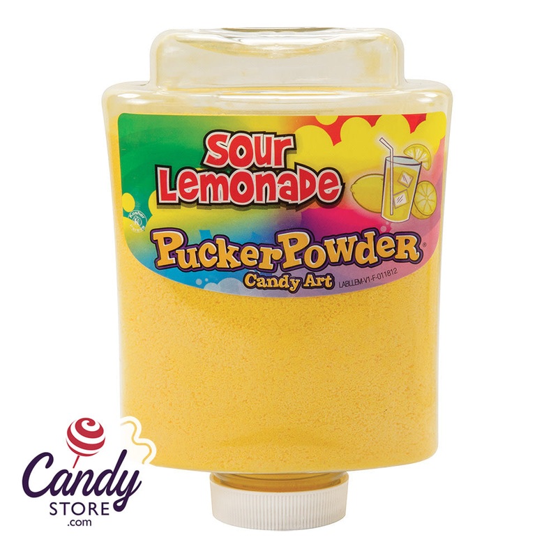 Pucker Powder Sour Yellow Lemonade Bottle – 1ct