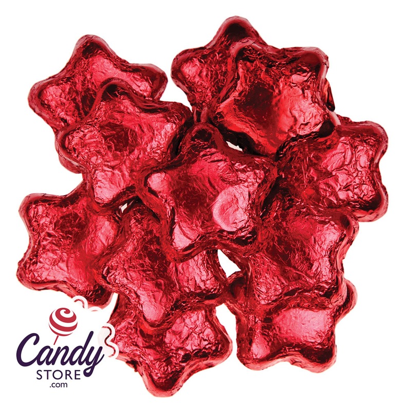 Red Milk Chocolate Stars – 10lb