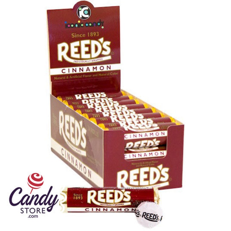Reed’s Cinnamon Rolls Hard Candy Rolls – 24ct