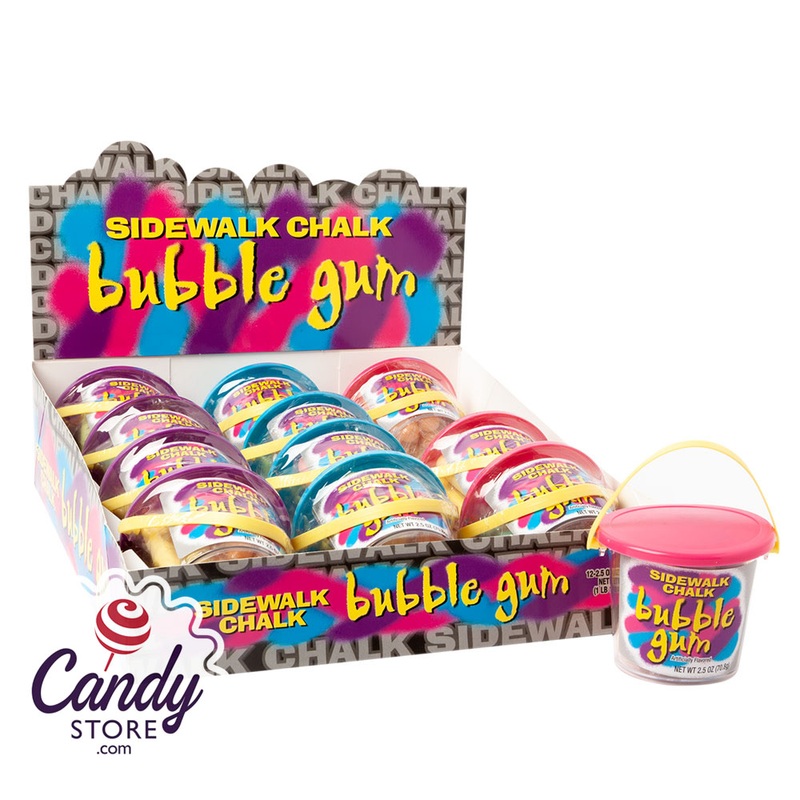 Sidewalk Chalk 2.5oz Bubble Gum – 12ct