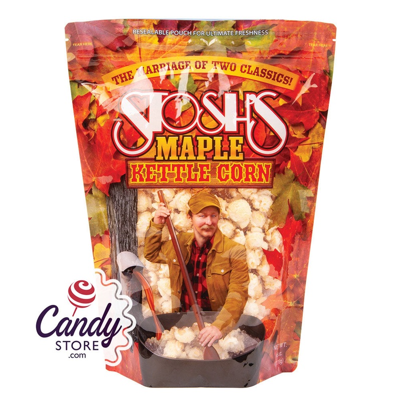 Stosh’s Maple Kettle Corn 6oz Pouch – 11ct