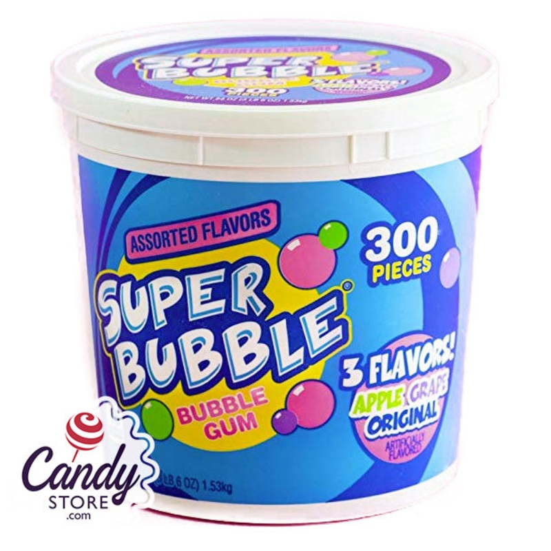 Super Bubble Bucket 3-Flavors – 300ct