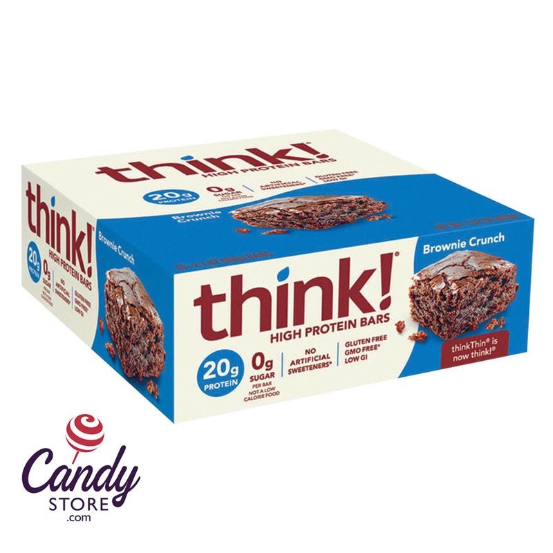 Think! Brownie Crunch Protein Bar 2.1oz – 10ct
