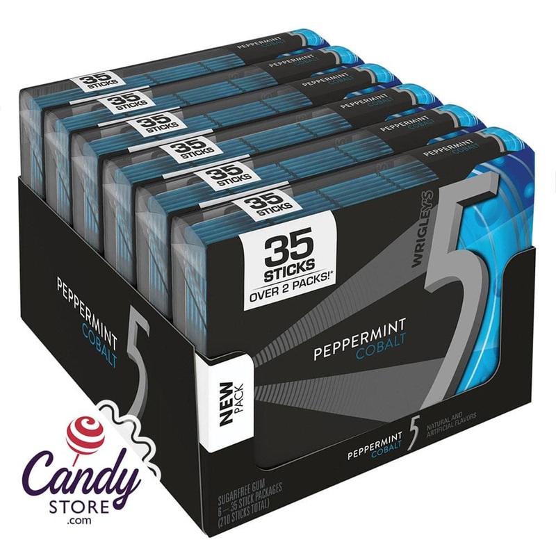 5 Cobalt Peppermint Mega Pack Gum – 6ct