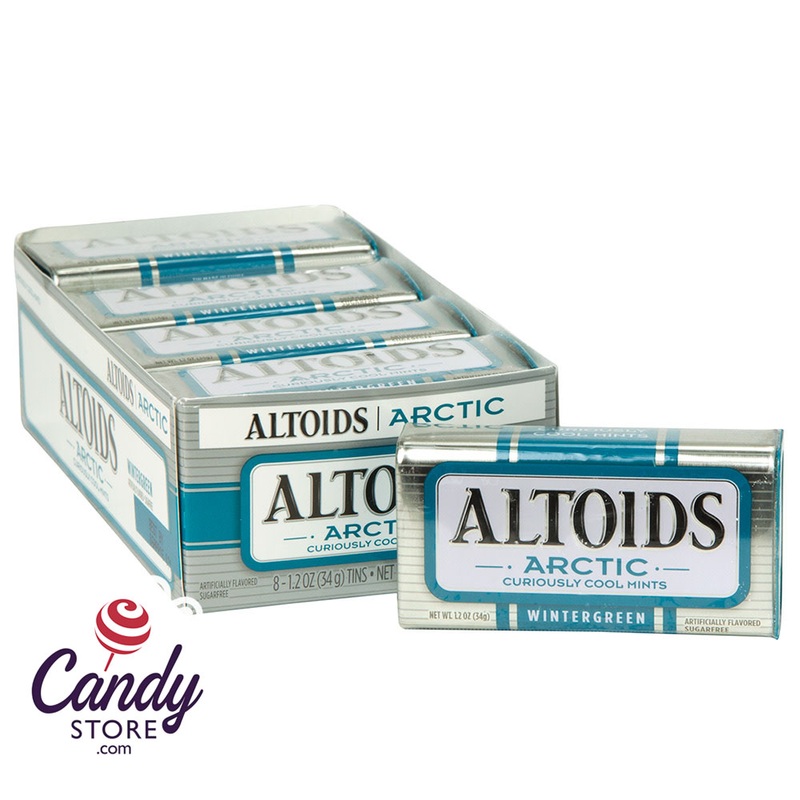Altoids Arctic Wintergreen Mints 1.2oz Mint Tin – 8ct