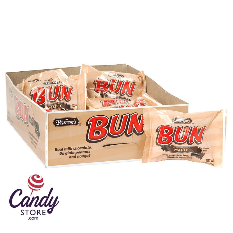 Bun Bars Maple Candy Bars – 24ct