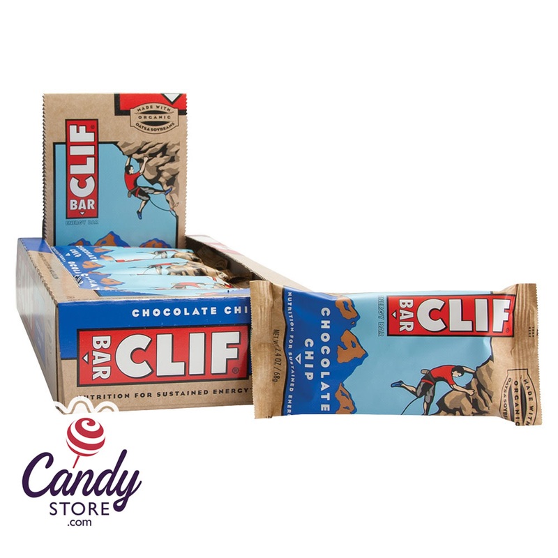 Clif Bar Chocolate Chip 2.4oz Bar – 12ct