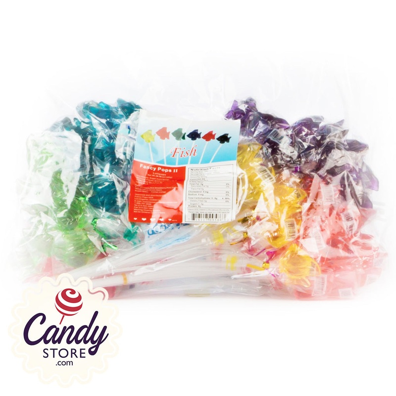 Fancy Pops Fish Lollipops – 100ct