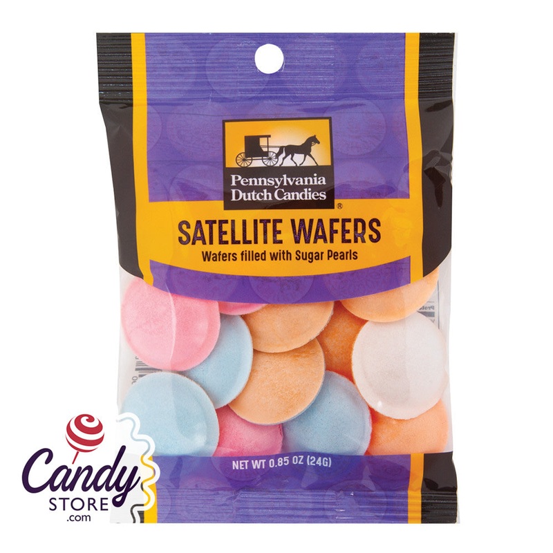 Flying Saucer Wafers Peg Bags – 12ct Clear Window