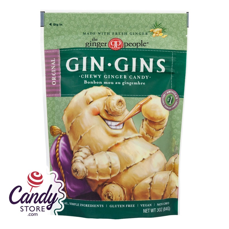 Ginger People Original Ginger Chews 3oz Bag – 12ct