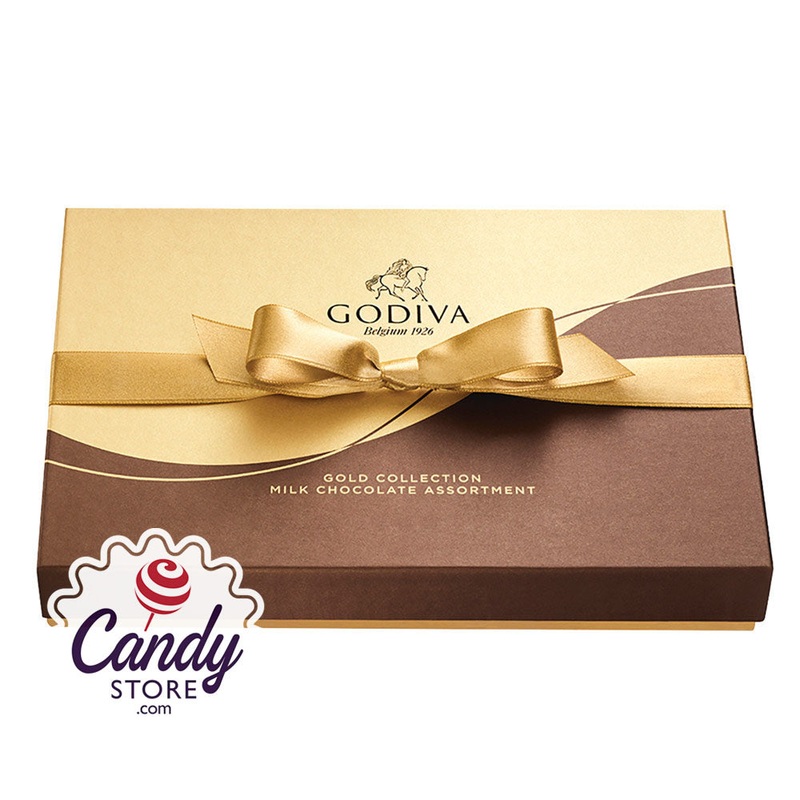 Godiva Milk Chocolate Assortment Large 22-Piece Boxes – 10ct