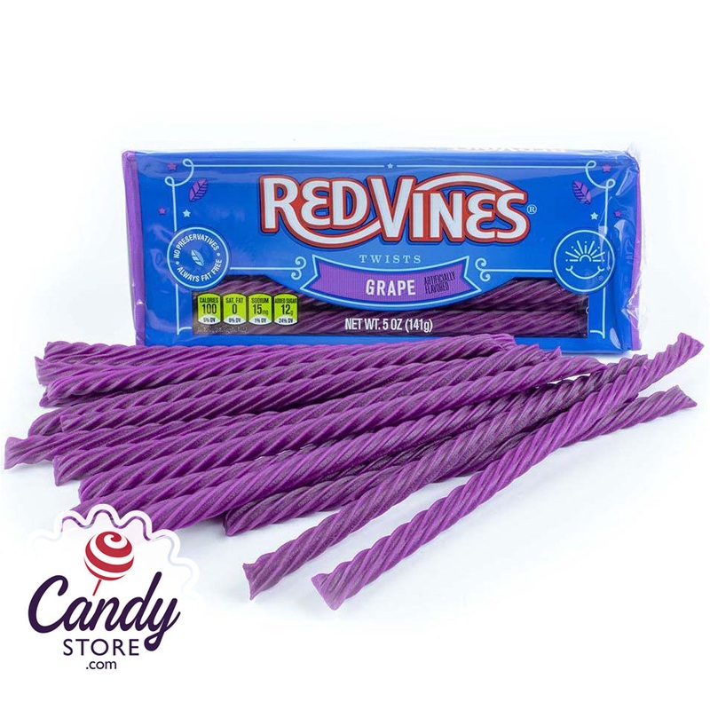 Grape Red Vines Twist Trays – 12ct