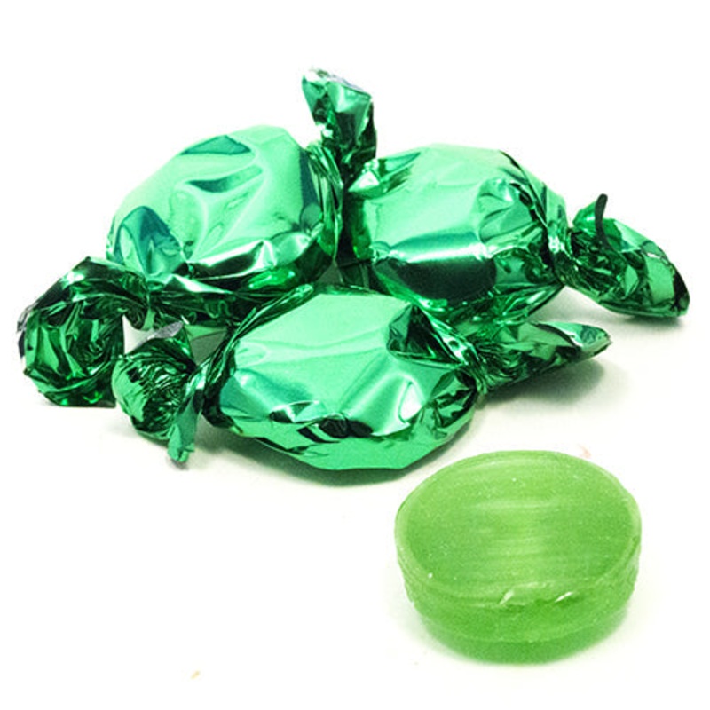 Green Foil Lime Hard Candy – 5lb