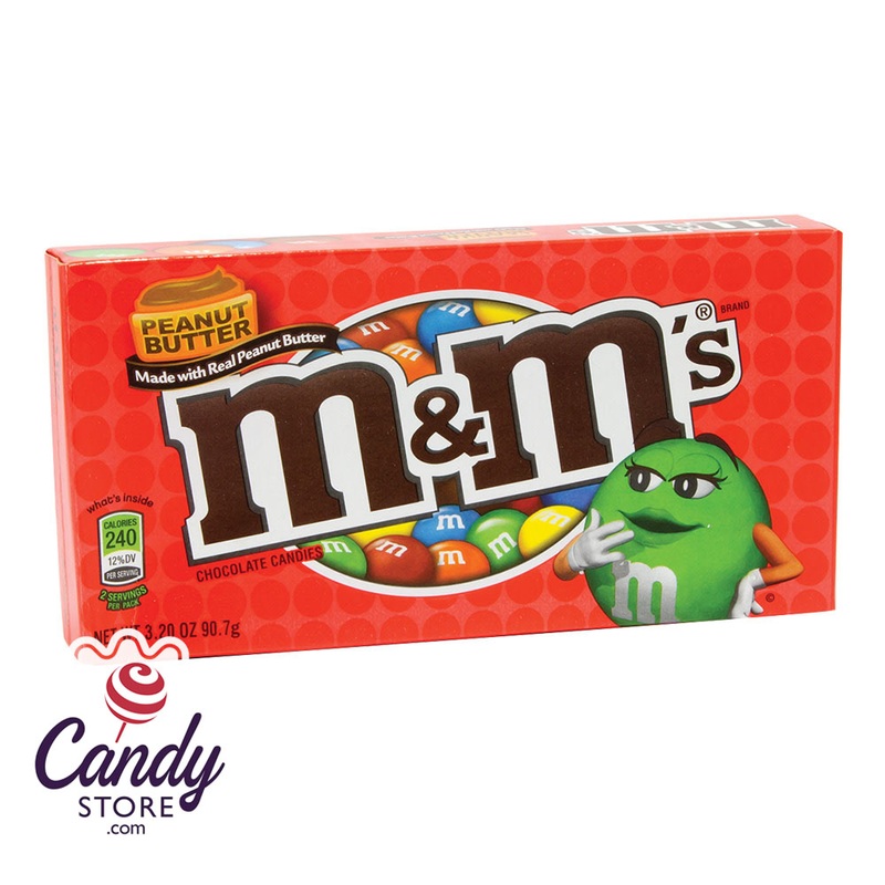 M&M’s Peanut Butter 3oz Theater Box – 12ct