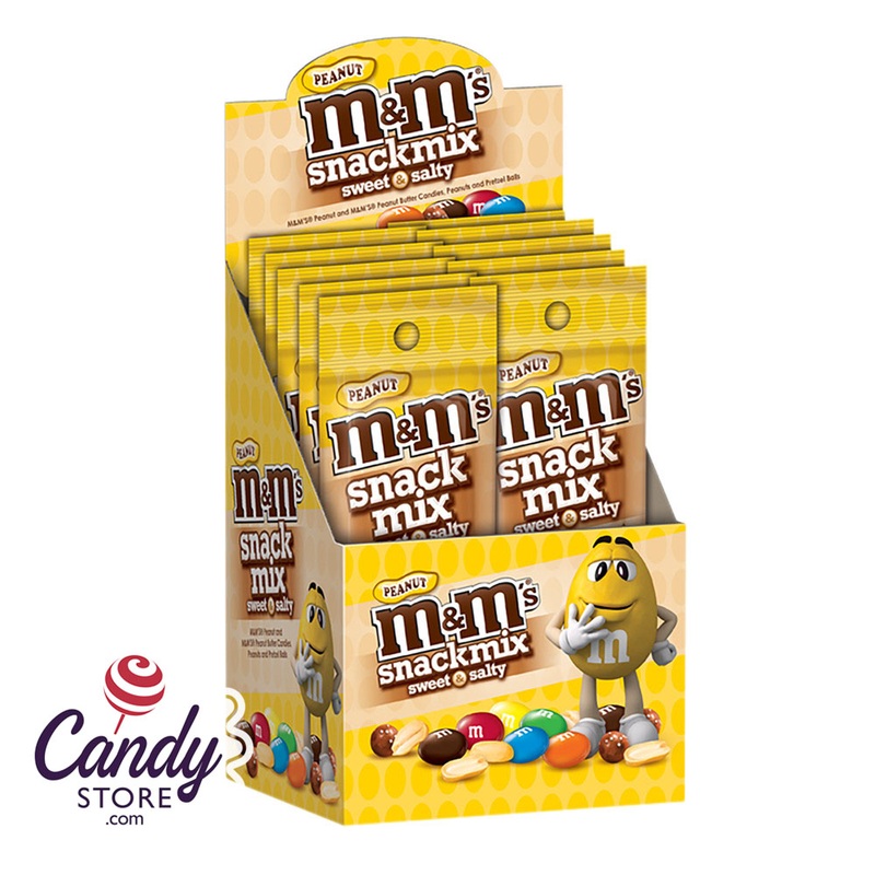 M&M’s Peanut Snack Mix 1.75oz Bag – 10ct