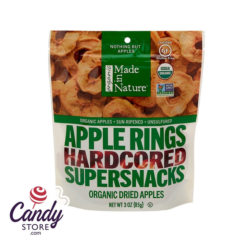 Made In Nature Organic Apples Rings 3oz Peg Bags – 6ct