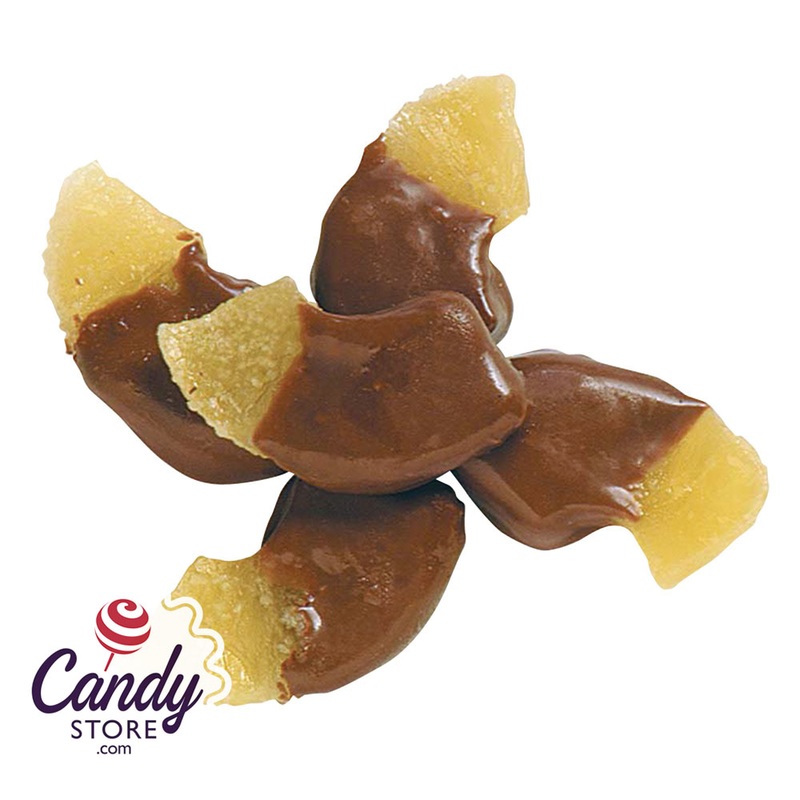 Milk Chocolate Half Dipped Pineapples – 5lb