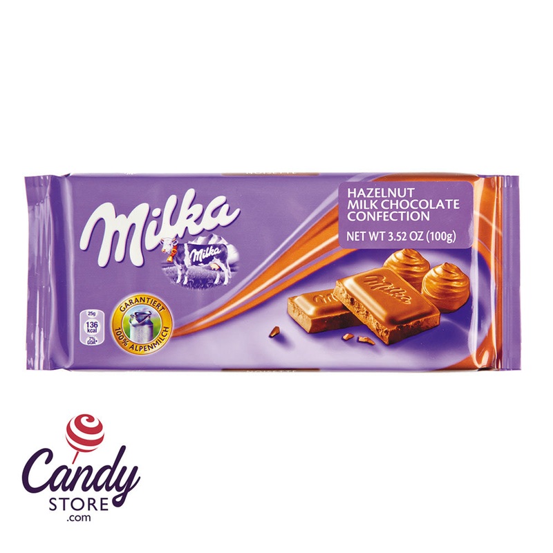 Milka Noisette Bars Milk Chocolate & Hazelnut – 23ct